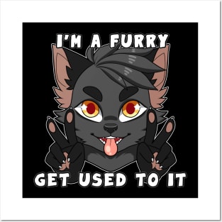 I'm a Furry Get Used To It Posters and Art